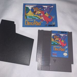 Adventures Of Dino Riki Nintendo Entertainment System Cart And Manual Included